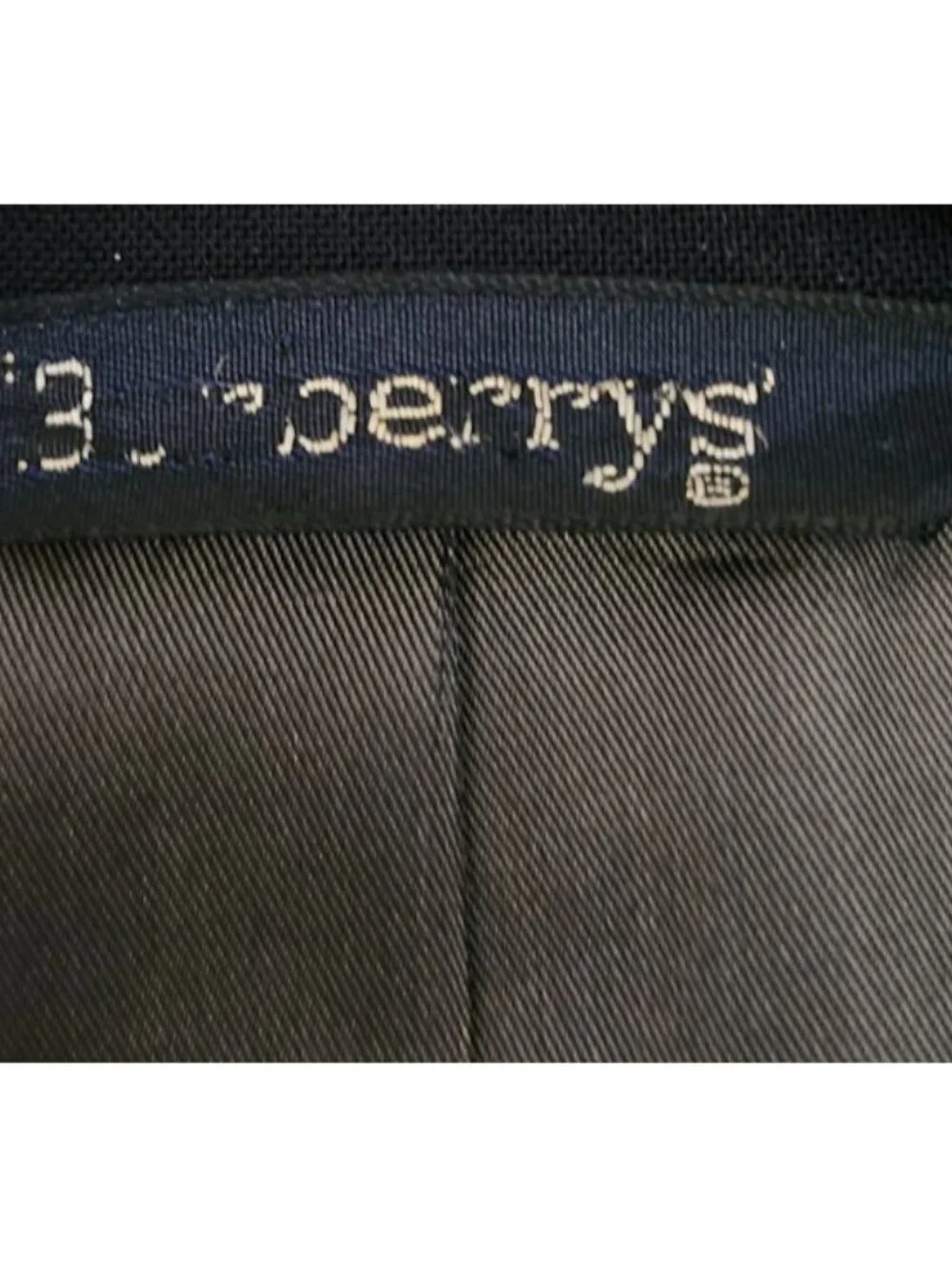 Burberrys Blazer Men Navy 100% Wool Gold Buttons Classic Sport Coat No Size Tag